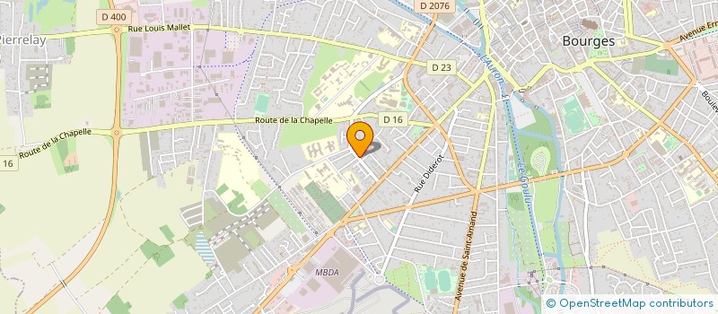 localisation de l'entreprise 950 775 726 à BOURGES