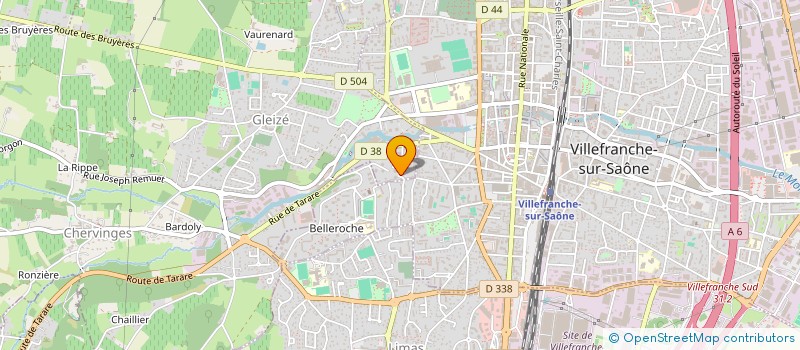 localisation de l'entreprise 950 777 797   GLEIZE