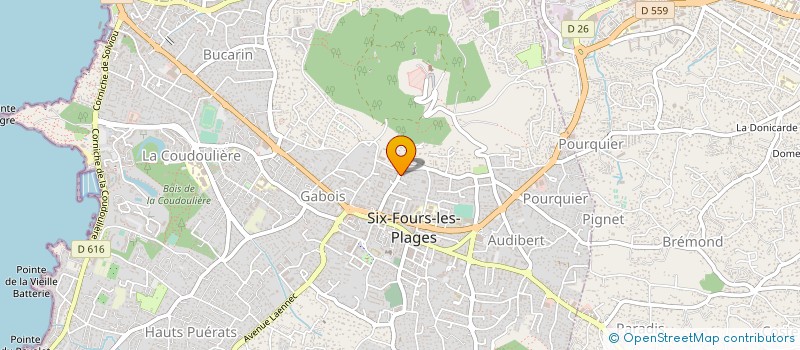localisation de l'entreprise 950 787 390 à SIX-FOURS-LES-PLAGES