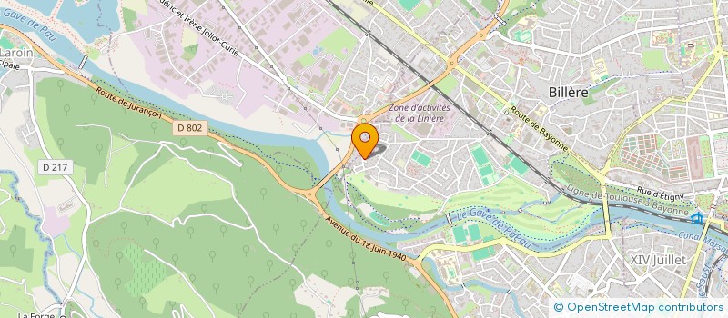 localisation de l'entreprise 950 797 712   BILLERE