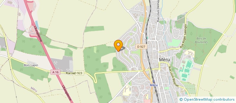 localisation de l'entreprise 950 797 910   MERU