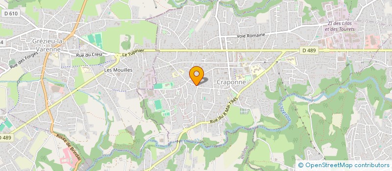 localisation de l'entreprise 950 811 950   CRAPONNE