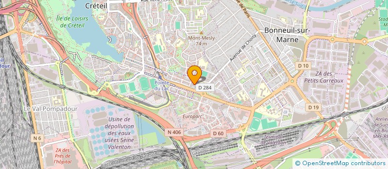 localisation de l'entreprise 950 821 553 à CRETEIL
