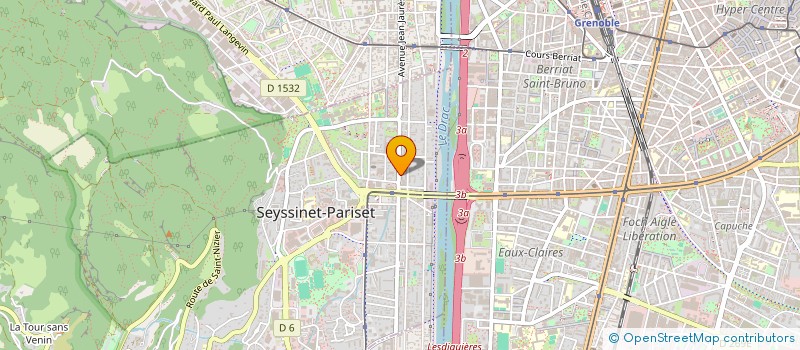 localisation de l'entreprise 950 853 333 à SEYSSINET-PARISET