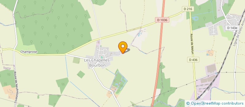 localisation de l'entreprise 950 867 713   LES CHAPELLES-BOURBON