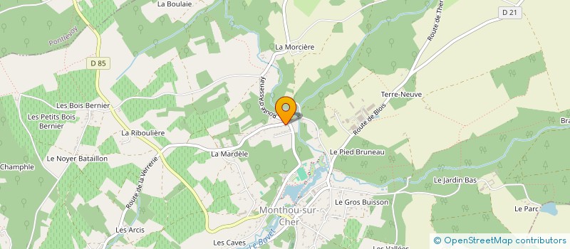 localisation de l'entreprise 950 869 255   MONTHOU-SUR-CHER