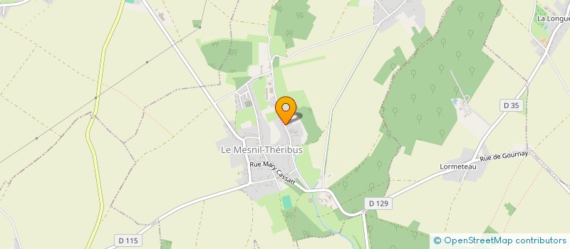 localisation de l'entreprise 950 881 581   LE MESNIL-THERIBUS