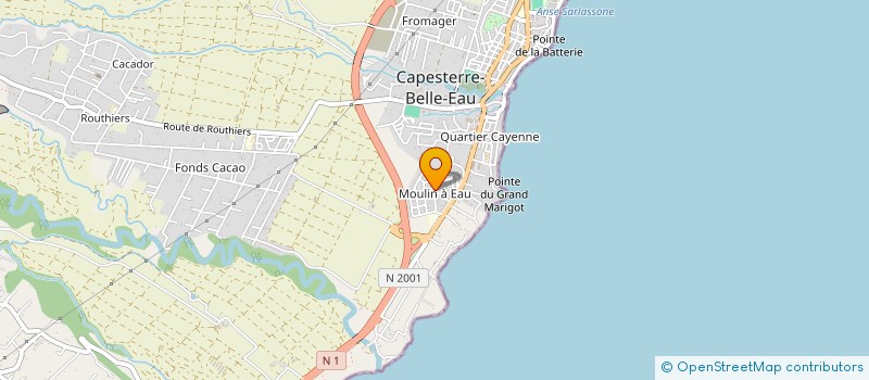 localisation de l'entreprise 950 888 214 à CAPESTERRE-BELLE-EAU
