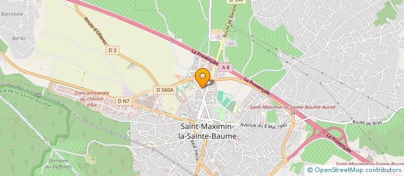 localisation de l'entreprise 950 901 421 à ST MAXIMIN LA STE BAUME