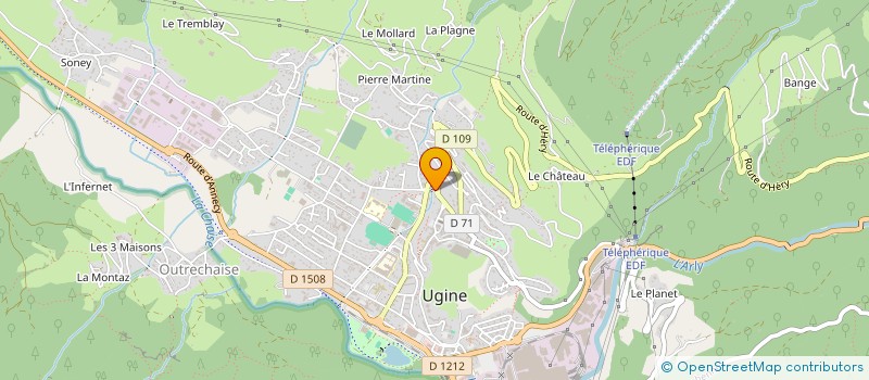 localisation de l'entreprise 950 942 029   UGINE