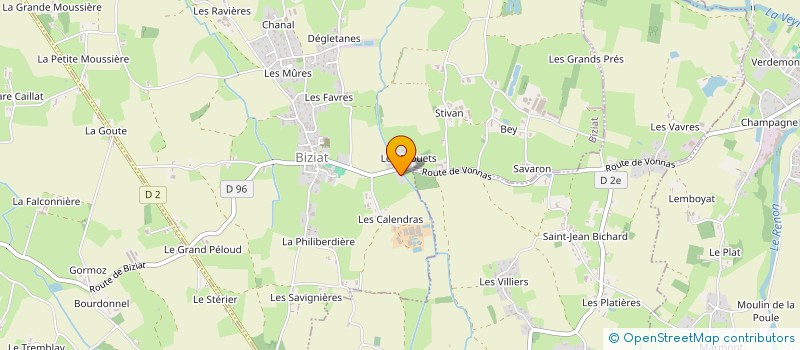 localisation de l'entreprise 951 006 006 à BIZIAT