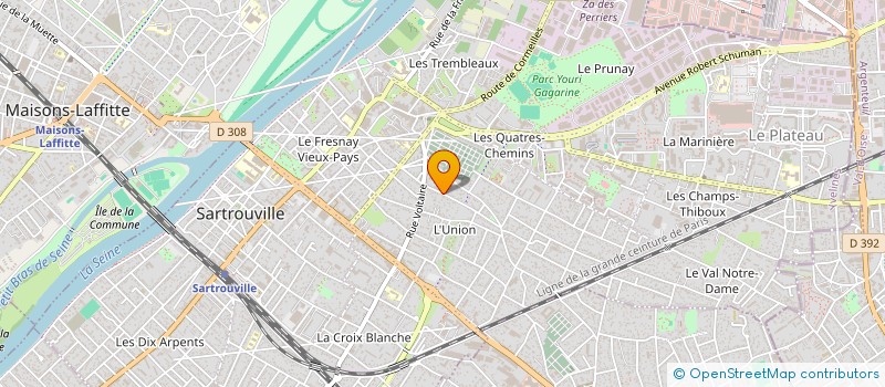 localisation de l'entreprise 951 008 051  à SARTROUVILLE