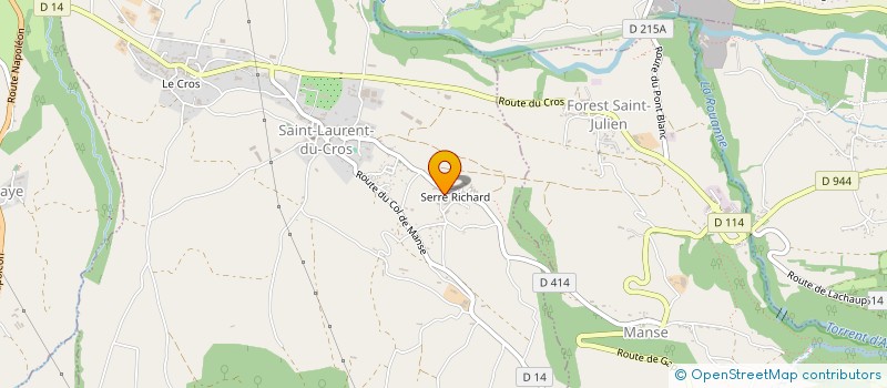 localisation de l'entreprise 951 015 544   SAINT-LAURENT-DU-CROS