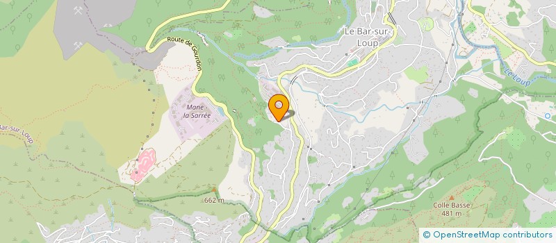 localisation de l'entreprise 951 015 577   LE BAR-SUR-LOUP