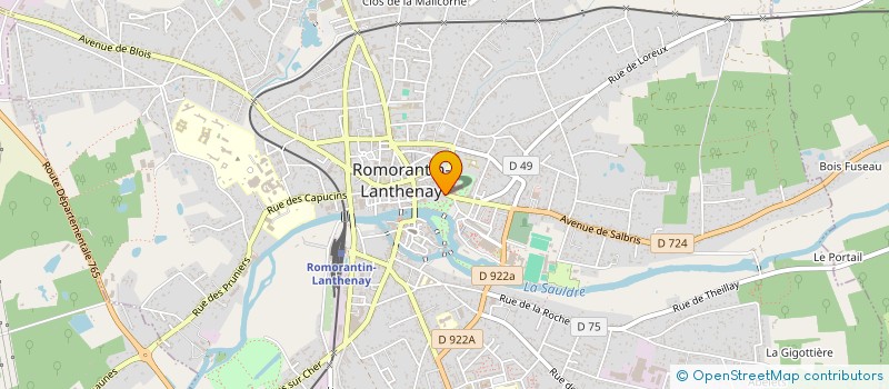 localisation de l'entreprise 951 027 614   ROMORANTIN-LANTHENAY