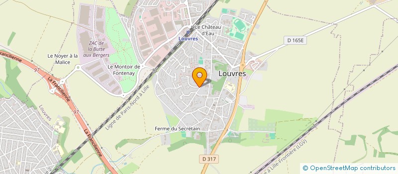 localisation de l'entreprise 951 101 690   LOUVRES