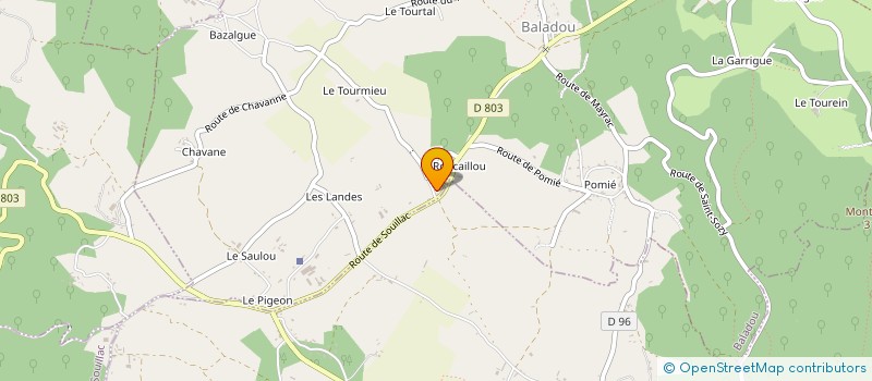 localisation de l'entreprise 951 105 865 à GIGNAC
