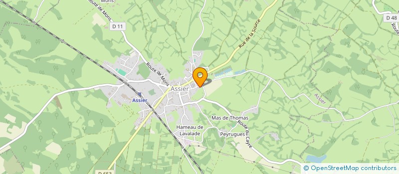 localisation de l'entreprise 951 108 646   ASSIER