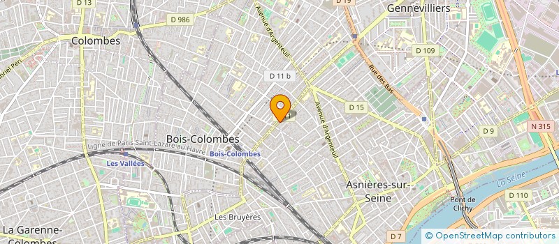 localisation de l'entreprise 951 110 097   ASNIERES-SUR-SEINE