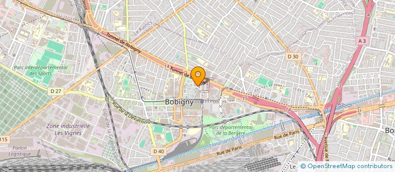 localisation de l'entreprise 951 130 103   BOBIGNY