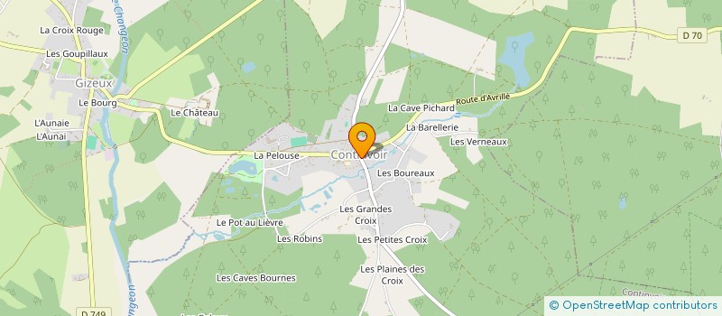 localisation de l'entreprise 951 132 521   GIZEUX