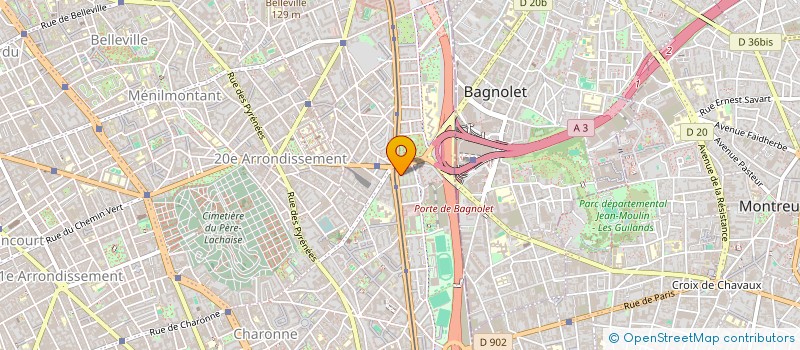 localisation de l'entreprise 951 132 893   PARIS