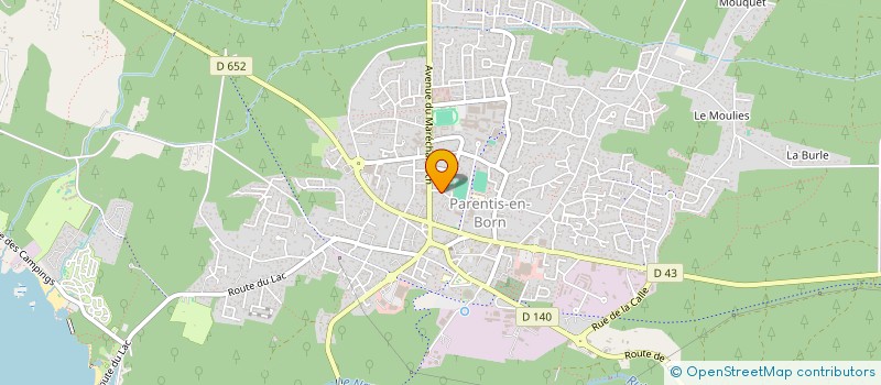 localisation de l'entreprise 951 137 124   PARENTIS-EN-BORN