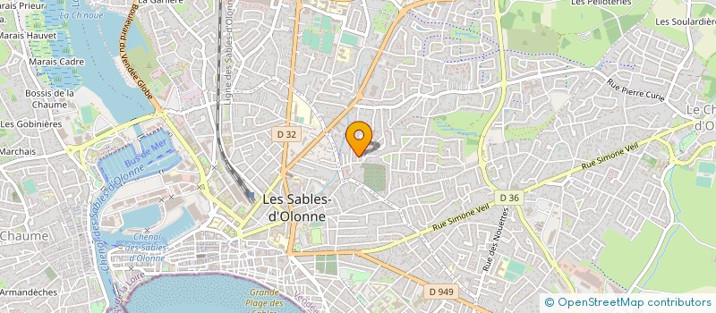 localisation de l'entreprise 951 151 141  à LES SABLES-D'OLONNE