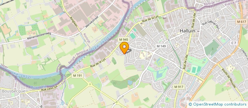 localisation de l'entreprise 951 157 742   HALLUIN