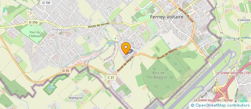 localisation de l'entreprise 951 210 798 à FERNEY-VOLTAIRE