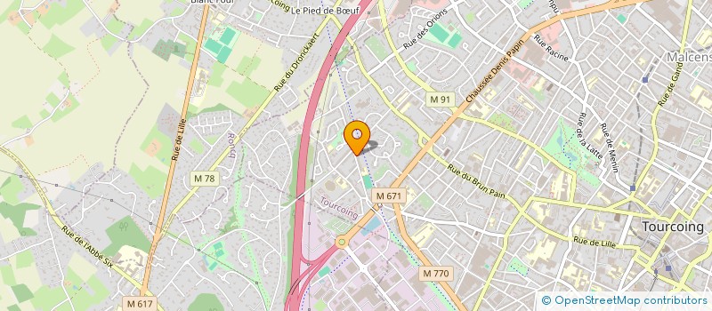 localisation de l'entreprise 951 240 696   TOURCOING