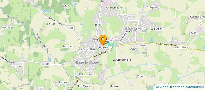 localisation de l'entreprise 951 253 681 à BAGE-LE-CHATEL