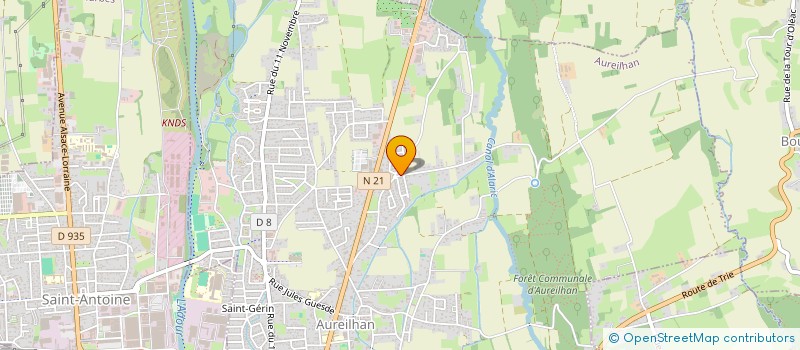 localisation de l'entreprise 951 257 609   AUREILHAN