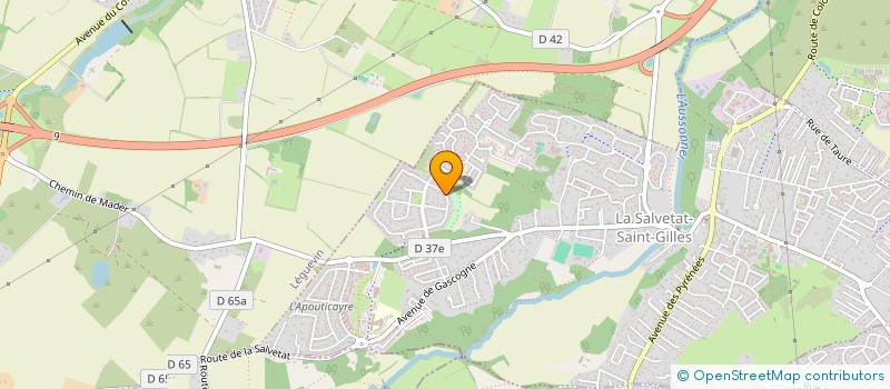 localisation de l'entreprise 951 269 323   LA SALVETAT-SAINT-GILLES