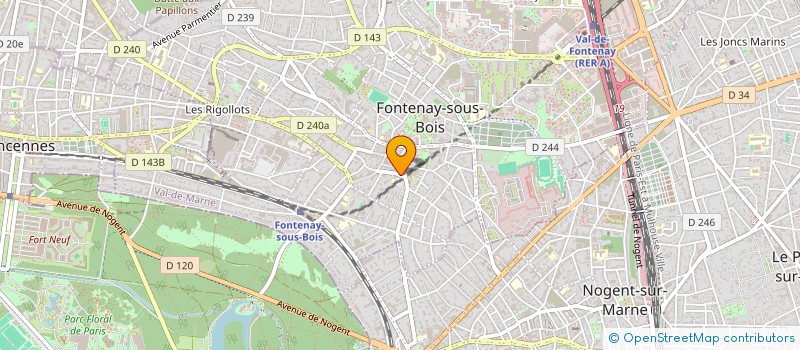 localisation de l'entreprise 951 302 827 à COLOMBES