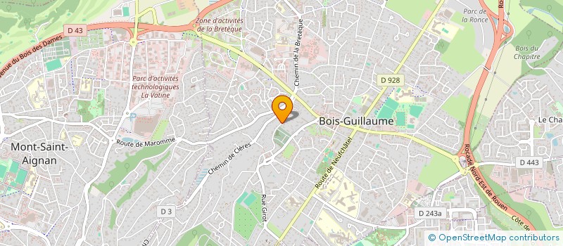 localisation de l'entreprise 951 325 018 à FLEURY-LES-AUBRAIS
