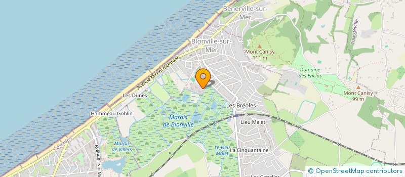 localisation de l'entreprise 951 325 638   BLONVILLE-SUR-MER