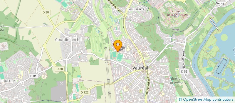 localisation de l'entreprise 951 342 062   VAUREAL