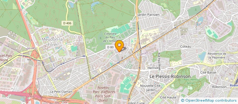 localisation de l'entreprise 951 385 061 à CLAMART