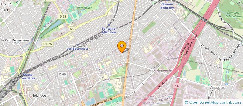 localisation de l'entreprise 951 418 847   LE COUDRAY-MONTCEAUX