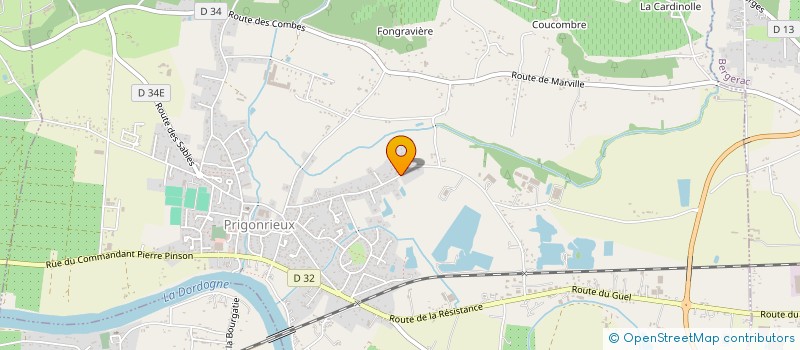 localisation de l'entreprise 951 419 860 à PRIGONRIEUX