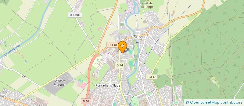 localisation de l'entreprise 951 425 180   DOUBS