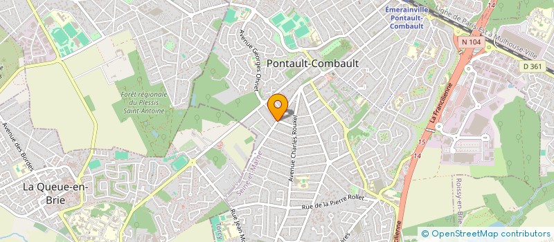 localisation de l'entreprise 951 425 511   PONTAULT-COMBAULT