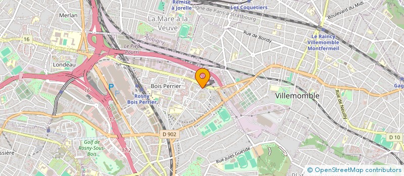 localisation de l'entreprise 951 431 147  à ROSNY-SOUS-BOIS