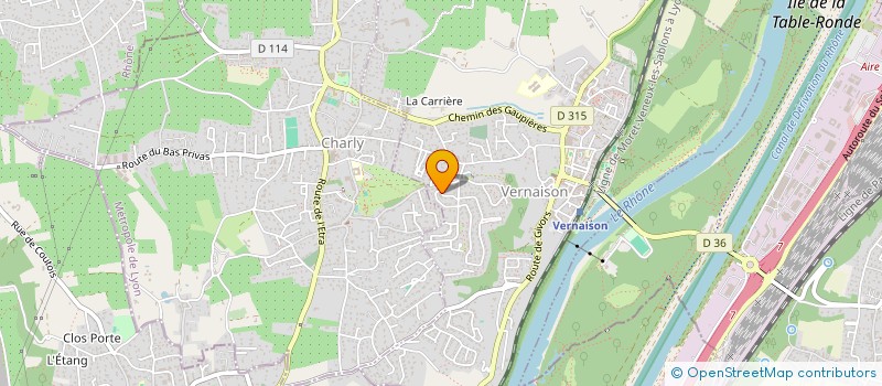 localisation de l'entreprise 951 436 104   VERNAISON