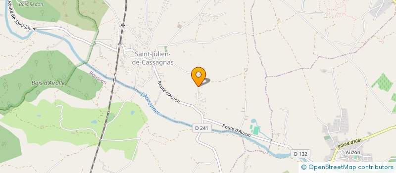 localisation de l'entreprise 951 454 784   SAINT-JULIEN-DE-CASSAGNAS