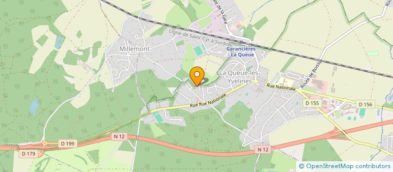 localisation de l'entreprise 951 466 556   LA QUEUE-LES-YVELINES