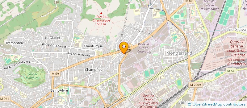 localisation de l'entreprise 951 470 434   CLERMONT-FERRAND