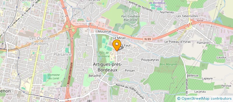 localisation de l'entreprise 951 483 122   EYSINES