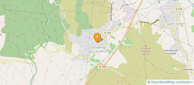 localisation de l'entreprise 951 514 231   LACHAPELLE-SOUS-AUBENAS